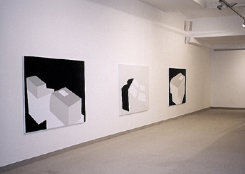 Janne Laurila, Untitled, 2000, acrylic on canvas, installation view Portfolio Kunst AG